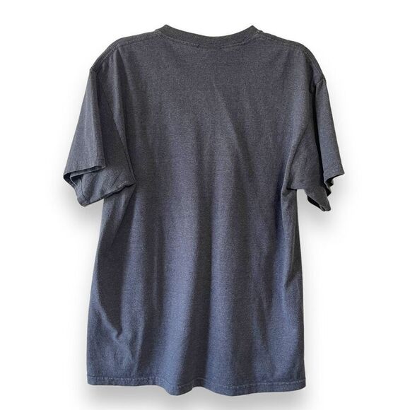 Majestic Boston Red Sox Circle Logo Cotton Blend Graphic Tee Gray Medium - Picture 2 of 8